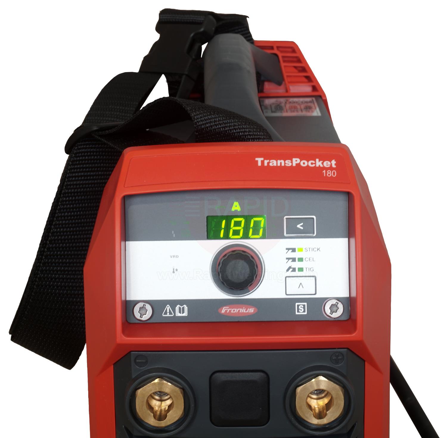 4,075,213,638  Fronius - TransPocket 180 Inverter Multi Voltage Arc Welder Power Source, 120v /240v 1 Phase, without Plug